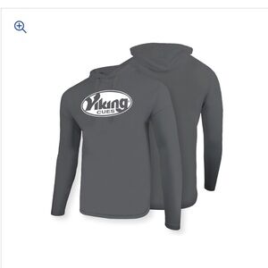 Viking Cues Gray Long Sleeve Tee